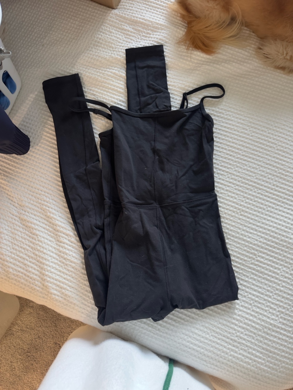 Aritzia Black Strappy Tank Romper